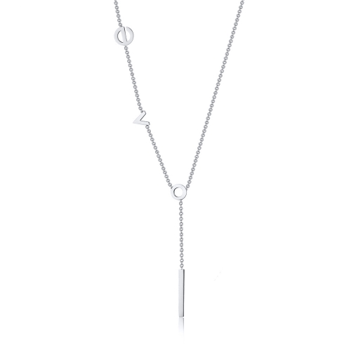 Stainless steel Brand Necklace HY210107-bdd010
