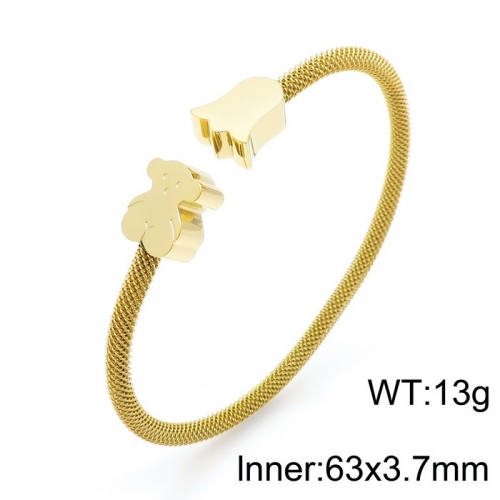 Stainless steel Tou*s Bracelet D210107-SL-109G