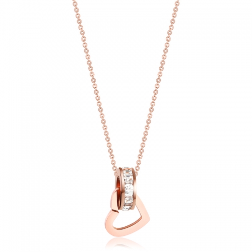 Stainless steel Brand Necklace HY210107-ac012