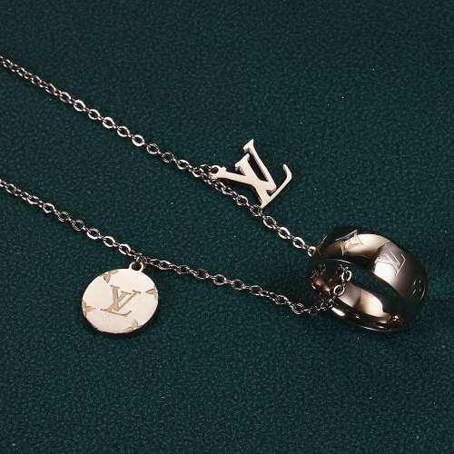 Stainless steel Brand Necklace HY210107-4f56f018