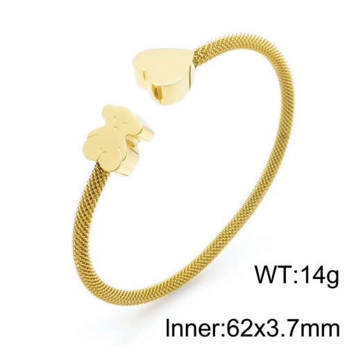 Stainless steel Tou*s Bracelet D210107-SL-108G