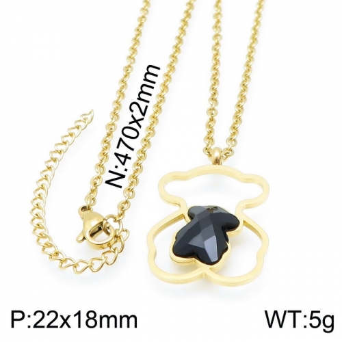 Stainless steel Tou*s Necklace XL-092G