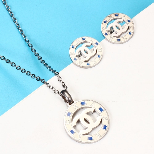 Stainless steel Brand jewelry set HY210107-ecbf018