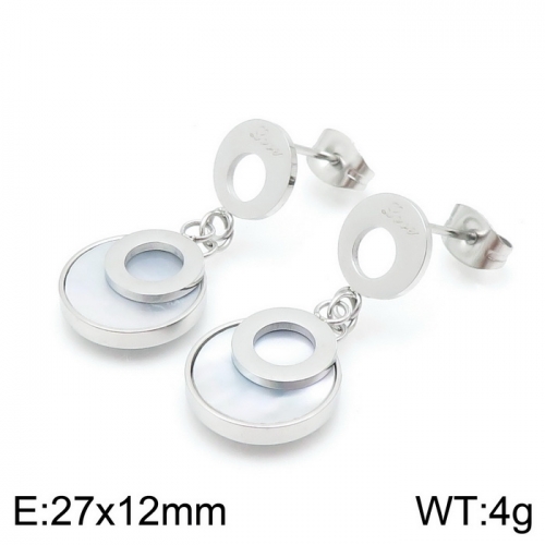 Stainless steel earring KE96650-K-13