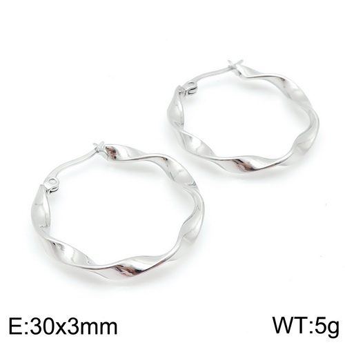Stainless steel earring KE94982-KFC-14