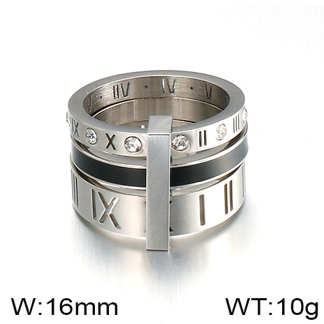 Stainless steel ring KR92484-K-21