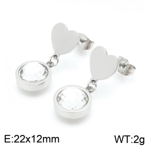 Stainless steel earring KE96652-K-10