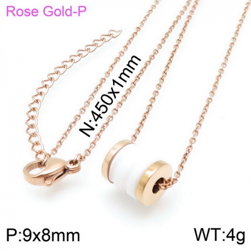 Stainless steel Necklace KN115895-KFC-14