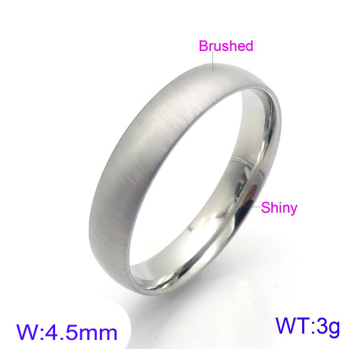 Stainless steel ring KR92039-GC-7