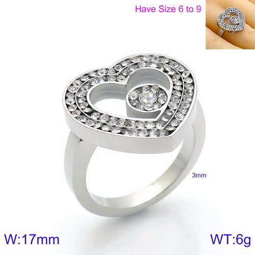 Stainless steel ring KR91532-K-16