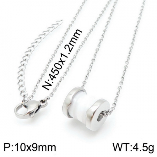 Stainless steel Necklace KN115902-KFC-13