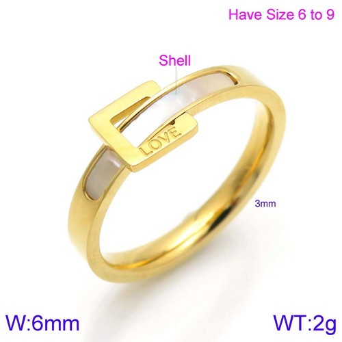 Stainless steel ring KR92273-KFC-9