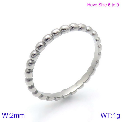 Stainless steel ring KR91529-K-6