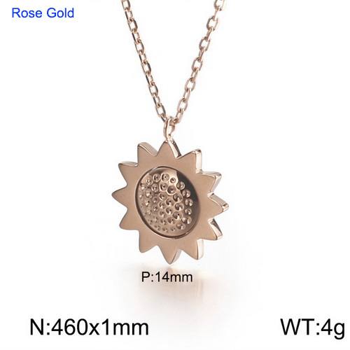 Stainless steel Necklace KN111792-KFC-12