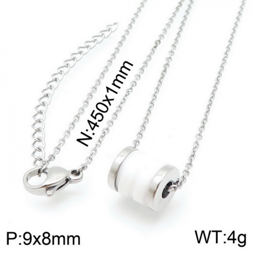 Stainless steel Necklace KN115897-KFC-12