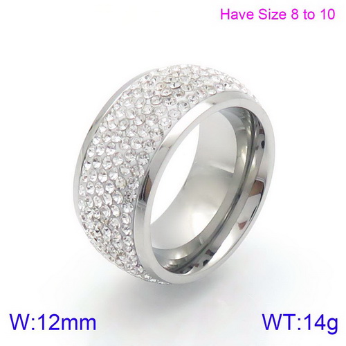 Stainless steel ring KR89311-K-21
8/9/10#