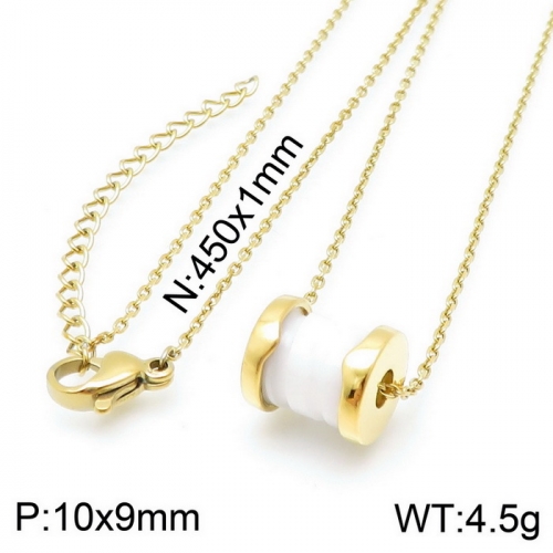 Stainless steel Necklace KN115901-KFC-16