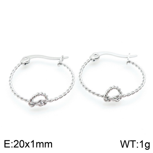 Stainless steel earring KE95003-KFC-10