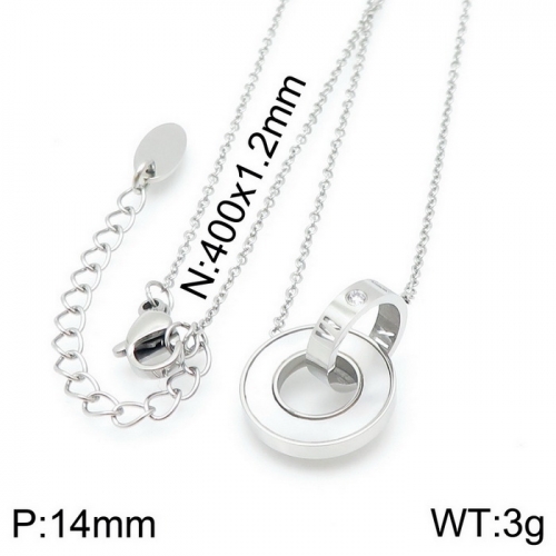 Stainless steel Necklace KN115890-K-10