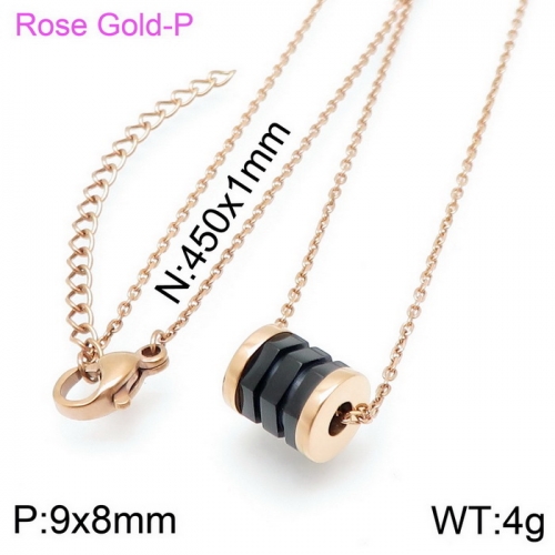 Stainless steel Necklace KN115893-KFC-14