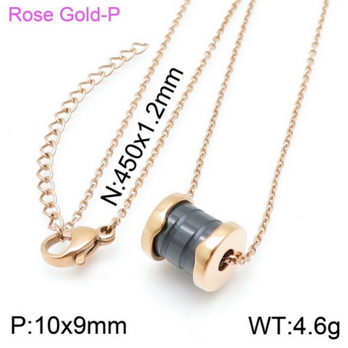 Stainless steel Necklace KN115899-KFC-16