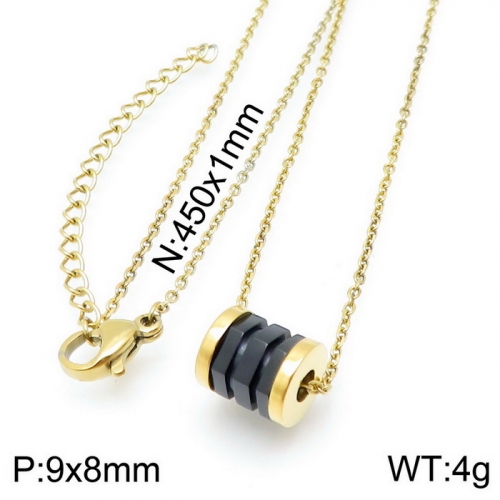 Stainless steel Necklace KN115892-KFC-14