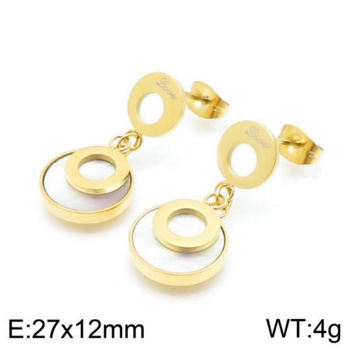 Stainless steel earring KE96648-K-16
