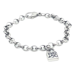Stainless Steel UNO de 50 Bracelet UNSL1010-8