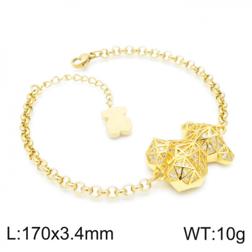 Stainless Steel Tou*s Bracelet-SL-112-314-22