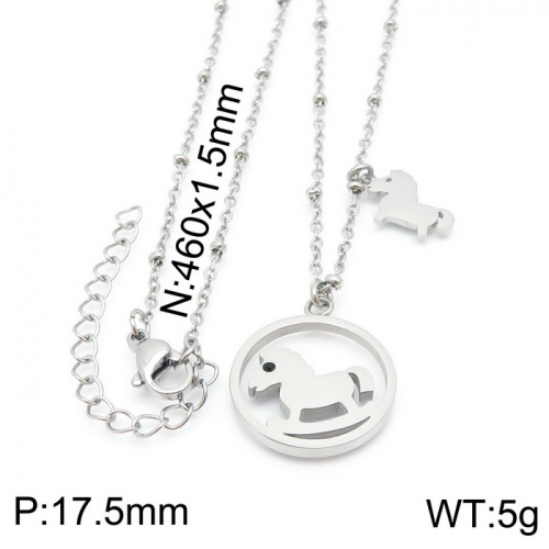 Stainless Steel Necklace-KN197103-KFC--10