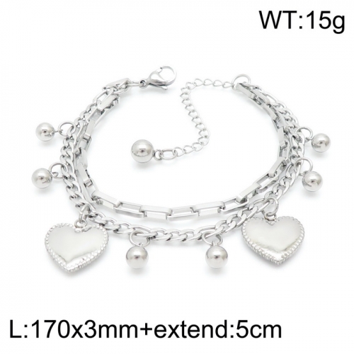 Stainless Steel Bracelet-KB146751-KLX--12A