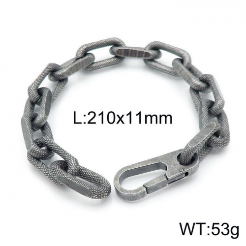 Stainless Steel Bracelet-KB144720-KFC--66