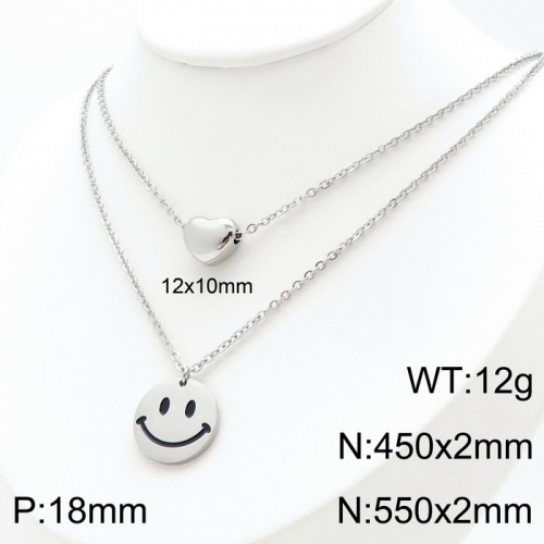 Stainless Steel Necklace-KN119501-Z--10