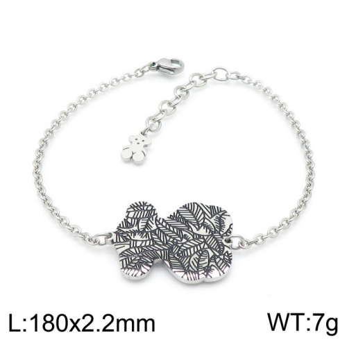 Stainless Steel Tou*s Bracelet-SL-113S-200-14