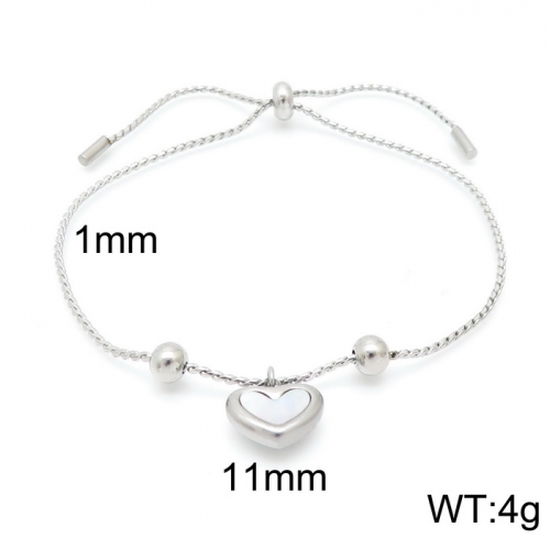 Stainless Steel Bracelet-KB146753-KLX--12