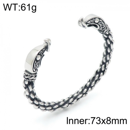 Stainless Steel Bracelet-KB146727-KJX--35