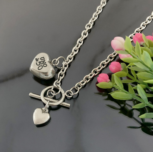 Stainless steel Uno de 50 Necklace CH210514-P12C