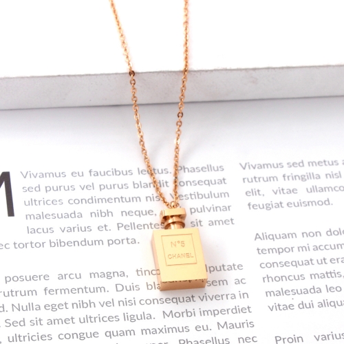 Stainless Steel Brand Necklace-P13340