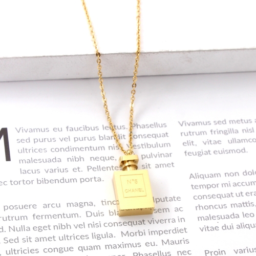 Stainless Steel Brand Necklace-P12dc0