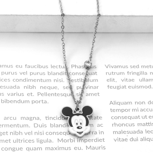 Stainless Steel Brand Necklace-P1058