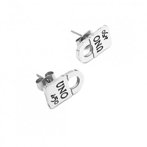 Stainless Steel uno de 50 Earrings-HFP6.5CV