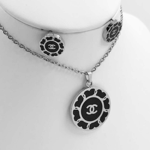 Stainless Steel Brand Necklace-RR210525-P19ANXM