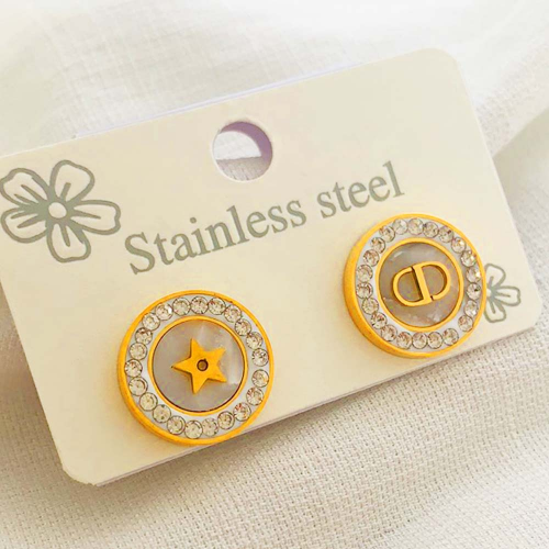 Stainless Stee Brand Earrings-RR210525-P16894