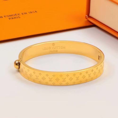 Stainless Steel Brand Bangle-RR210603-P28631