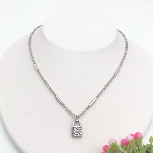 Stainless steel UNO de 50 Necklace-CH210601-P14046