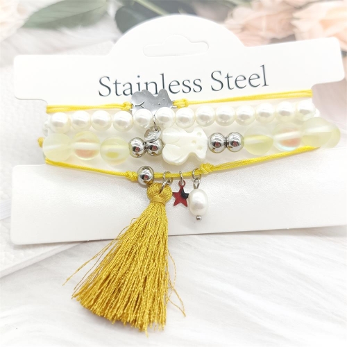 Stainless Steel Tou*s Bracelet-HY210616-P3332c0