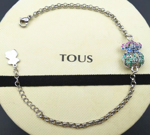 Stainless Steel Tou*s Bracelet-DY210617-SL-116S-257-20