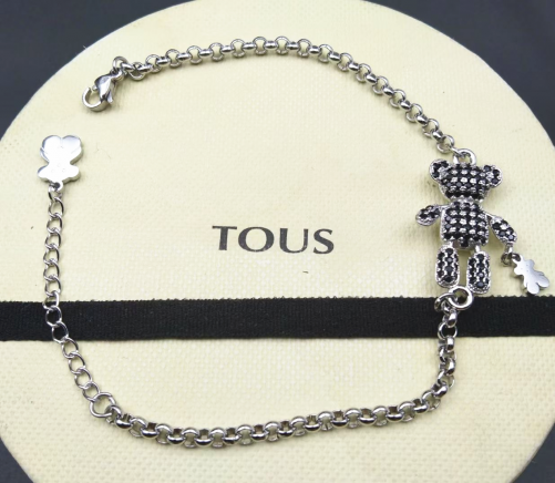 Stainless Steel Tou*s Bracelet-DY210617-SL-114S-271-19