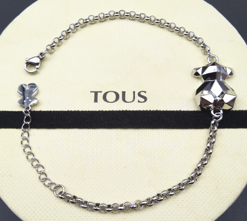 Stainless Steel Tou*s Bracelet-DY210617-SL-117S-214-15