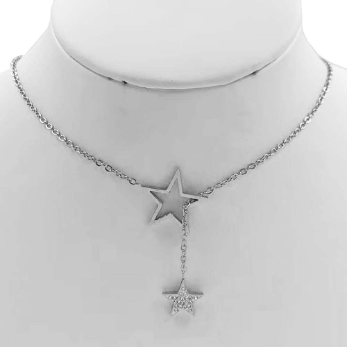 Stainless Steel Brand Necklace-RR210701-Rrx0233-14